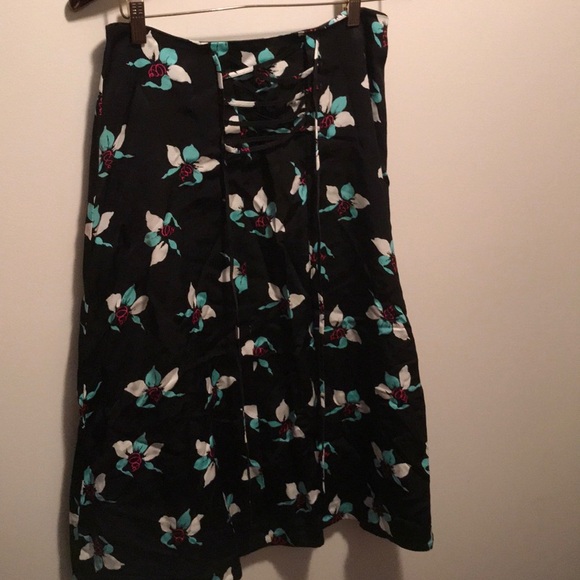 NWOT Anthropologie Zadie Lace Up skirt sz 6 - Picture 7 of 8